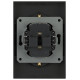 Розетка Эра Arktik 16-2107-05 без заземления двойная 2X2P 16А-250В антрацит Б0071685