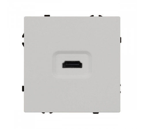 Механизм HDMI розетки Arlight SCT-NOBE-MHD1-SFPL-IS (Никель) 061845