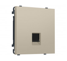Комплект механизма компьютерной розетки SIGMA Кашемир RJ-45 Ambrella Volt MS352010 (SP3520, PR188)