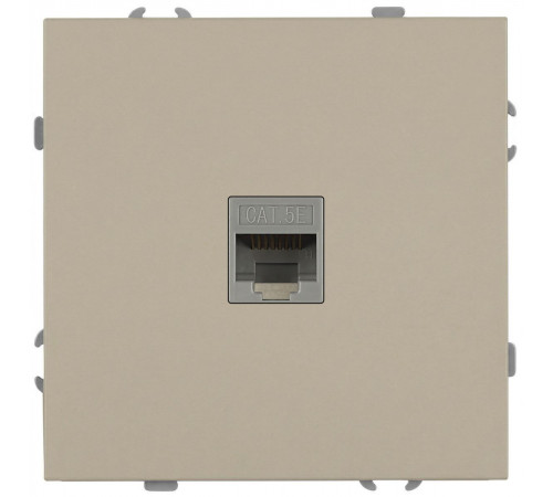 Розетка Эра Galaxy 15-3107-04 информационная RJ45 IP20 шампань Б0070741
