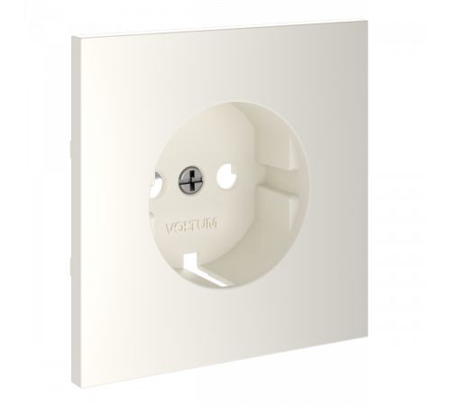 Накладка для розетки с заземлением Voltum S70 (хлопок) VLS000613
