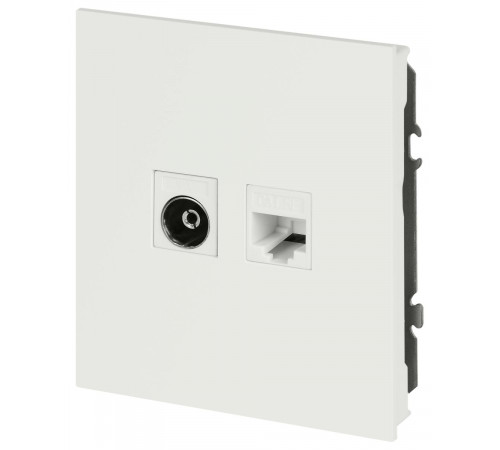 Розетка Эра Arktik 16-3110-08 комбинированная RJ45+TV белый матовый Б0070501