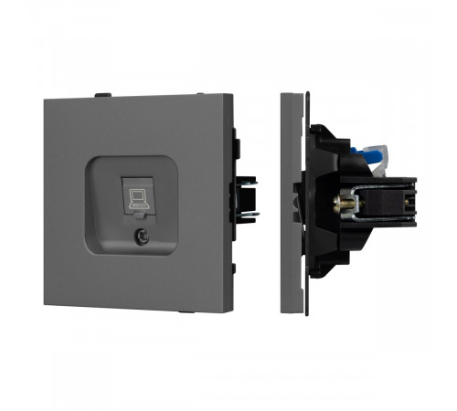 Механизм компьютерной розетки Arlight SCT-TENDO-MPC1-SFPL-GR (RJ-45, CAT6) 054593