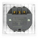 Розетка 1-местная 16А + USB + Type C (механизм) Stekker 250В 20W Мия RST16-3119-01 50438