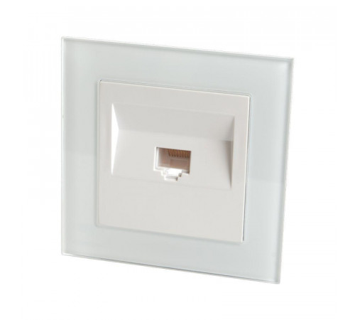 Розетка компьютерная Stekker Катрин белый GLS00-7007-01 39170