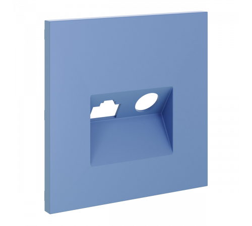 Накладка для розетки TV+RJ45 кат. 6 Voltum S70 (деним) VLS002715