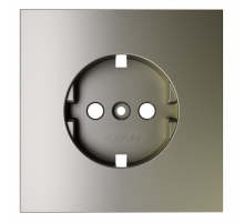 Накладка для розетки с заземлением Voltum S70 (шелк) VLS000604