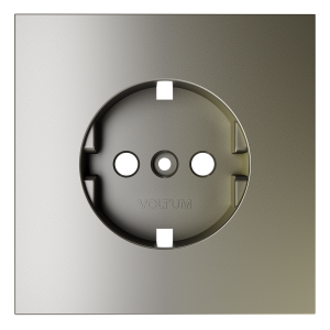 Накладка для розетки с заземлением Voltum S70 (шелк) VLS000604