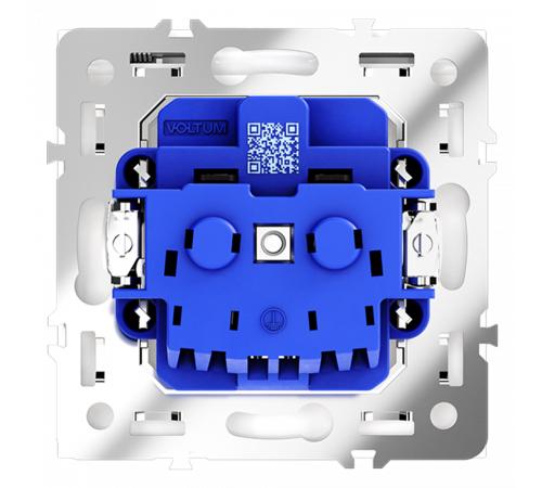 Розетка с защитными шторками и крышкой Voltum S70 VLS040303 Розетка с защитными шторками и крышкой Voltum S70 VLS040303
