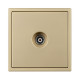 Механизм телевизионной розетки Arlight SCT-NOBE-MTV1-SFPL-GD (Золотой песок) 054294