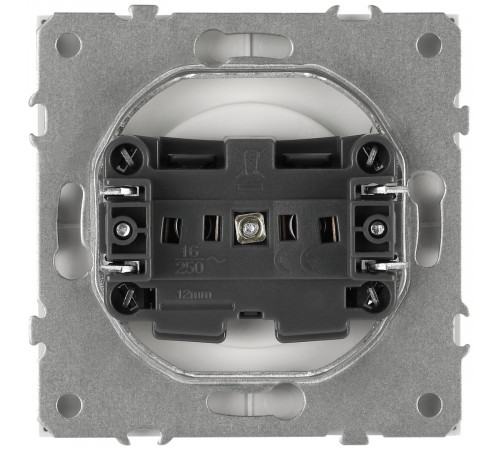 Розетка ЭРА Galaxy 15-2106-01 без заземления 2P 16А-250В IP20 белый Б0071689