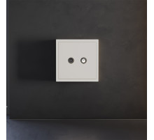 Накладка для розетки телевизионной оконечной TV+SAT Voltum S70 (хлопок) VLS001613