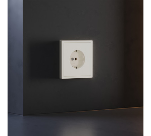 Накладка для розетки с заземлением Voltum S70 (хлопок) VLS000613