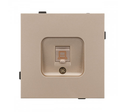 Механизм компьютерной розетки Arlight SCT-TENDO-MPC1-PL-GD (RJ-45, CAT6) 054099