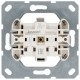 Розетка SHUKO с крышкой и защитными шторками 16A 250V 2P+T, цвет Тауп Jasmart G5505T