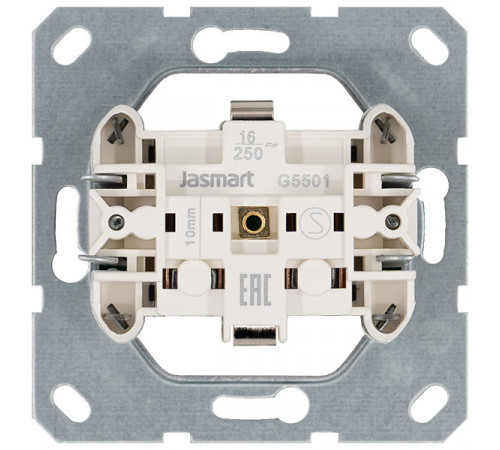Розетка SHUKO с защитными шторками 16A 250V 2P+T, цвет Тауп Jasmart G5501T