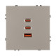 Механизм розетки с быстрой USB зарядкой Arlight SCT-NOBE-MUACC-SFPL-FC-CA (65W, QC3) 061835