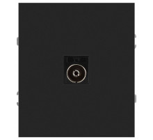 Розетка Эра Arktik 16-3101-05 TV одиночная антрацит Б0070468