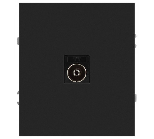 Розетка Эра Arktik 16-3101-05 TV одиночная антрацит Б0070468