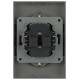 Розетка Эра Arktik 16-2107-06 без заземления двойная 2X2P 16А-250В графит Б0071686