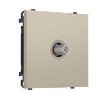 Комплект механизма TV розетки SAT SIGMA Кашемир 5-2400MHz 3.5dB QUANT PRO Ambrella Volt MS353050 (SP3530, PR215)