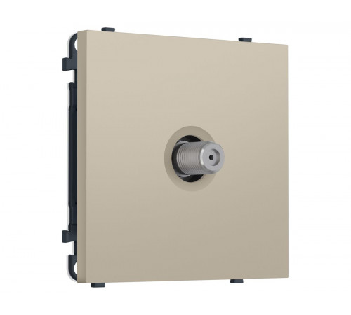 Комплект механизма TV розетки SAT SIGMA Кашемир 5-2400MHz 3.5dB QUANT PRO Ambrella Volt MS353050 (SP3530, PR215)