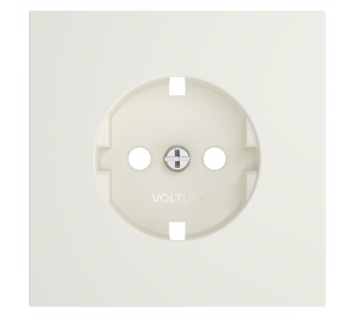 Накладка для розетки с заземлением Voltum S70 (хлопок) VLS000613