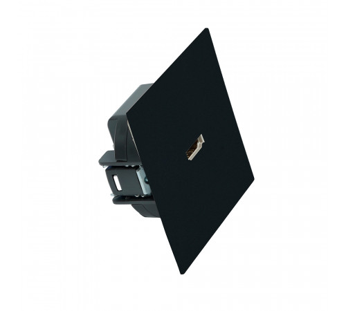 Розетка HDMI 2.0 Type A Stekker Мия RST00-3118-05 черный бархат 50828