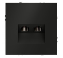 Розетка компьютерная двойная Voltum S70 VLS060208