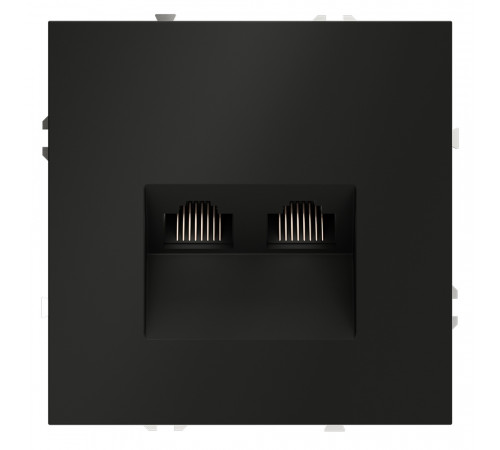 Розетка компьютерная двойная Voltum S70 VLS060208 Розетка компьютерная двойная Voltum S70 VLS060208