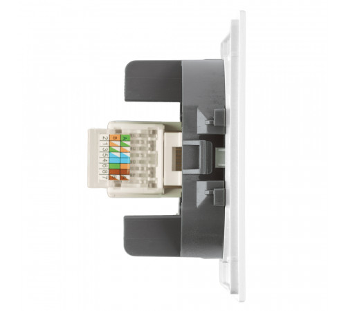 Розетка компьютерная 1-местная RJ-45 (механизм) Stekker Мия RST00-3117-01 50436