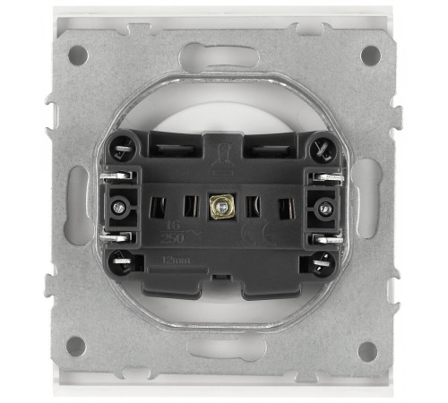 Розетка ЭРА Arktik 16-2106-01 без заземления 2P 16А-250В белый Б0071673