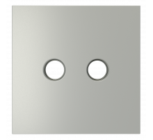 Накладка для розетки телевизионной оконечной TV+SAT Voltum S70 (сталь) VLS001605