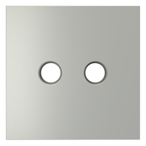 Накладка для розетки телевизионной оконечной TV+SAT Voltum S70 (сталь) VLS001605