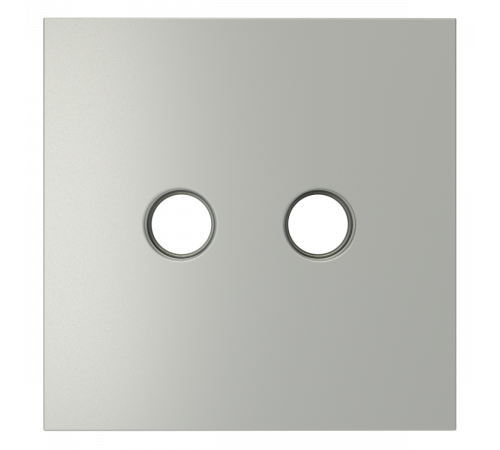 Накладка для розетки телевизионной оконечной TV+SAT Voltum S70 (сталь) VLS001605