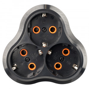 Разветвитель сетевой 3-местный Stekker 250V 16A ABS ADP16-23-21 50682