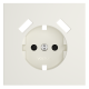 Накладка для розетки с заземлением и защитными шторками, с USB A+A Voltum S70 (хлопок) VLS000913