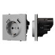 Розетка зк со шторками с USB тип А+А софт-тач никель Arlight SCT-MUAA-SFPL-IS (250V, 16A) 059443(1)