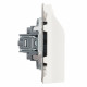 Кабельный вывод ( механизм) Stekker Эмили белый фарфор soft-touch RST00-5119-01 50220