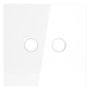 Накладка для розетки телевизионной оконечной TV+SAT Voltum S70 (белый глянцевый) VLS001601