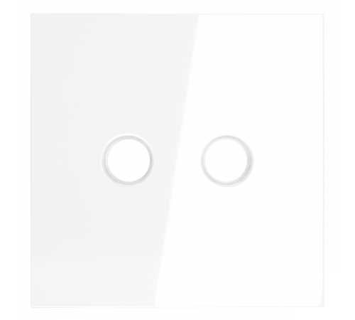 Накладка для розетки телевизионной оконечной TV+SAT Voltum S70 (белый глянцевый) VLS001601