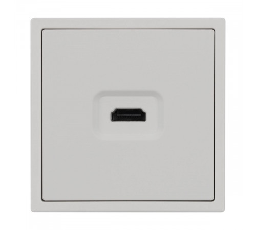 Розетка HDMI софт-тач никель Arlight SCT-MHD1-SFPL-IS 061845(1)