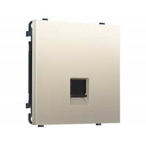Комплект механизма телефонной розетки SIGMA Шёлк RJ-11 Ambrella Volt MS552030 (SP5520, PR190)