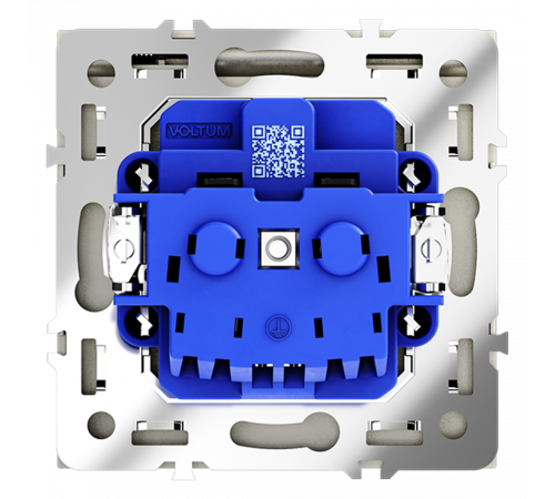 Розетка с защитными шторками и крышкой Voltum S70 VLS040305 Розетка с защитными шторками и крышкой Voltum S70 VLS040305