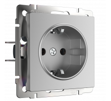 Розетка с заземлением и шторками Werkel W1171106 4690389157721 a050891