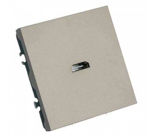 Розетка HDMI 2.0 Type A (механизм) Stekker Эмили RST00-5118-09 антрацит soft touch 50168 Розетка HDMI 2.0 Type A (механизм) Stekker Эмили RST00-5118-09 антрацит soft touch 50168