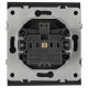 Розетка Эра Arktik 16-2103-05 с заземлением 2P+E Schuko со шторками с крышкой 16А-250В антрацит Б0070438