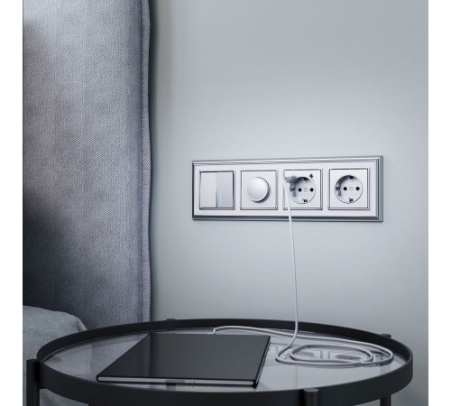 Розетка с заземлением, шторками и USBх2 Werkel W1171506 4690389164774 a050886