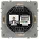 Розетка Эра Galaxy 15-3110-02 комбинированная RJ45+TV IP20 слоновая кость Б0070778