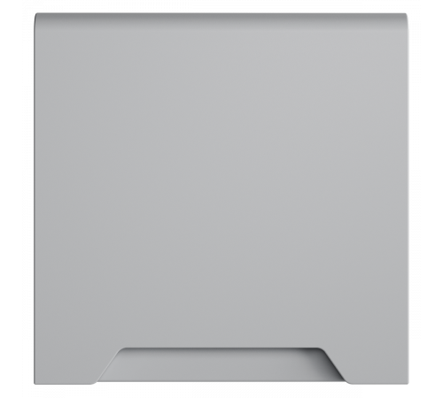 Накладка для розетки с заземлением, защитными шторками и крышкой Voltum S70 (серый) VLS000816